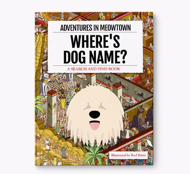 Personalised Komondor Book: Where's Dog Name? Volume 2